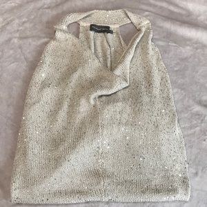 BOGO Michael Stars Cowl Neck sequin tunic